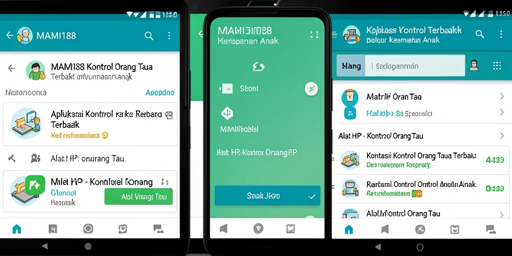 Antarmuka MAMI188 yang intuitif untuk kontrol orang tua.