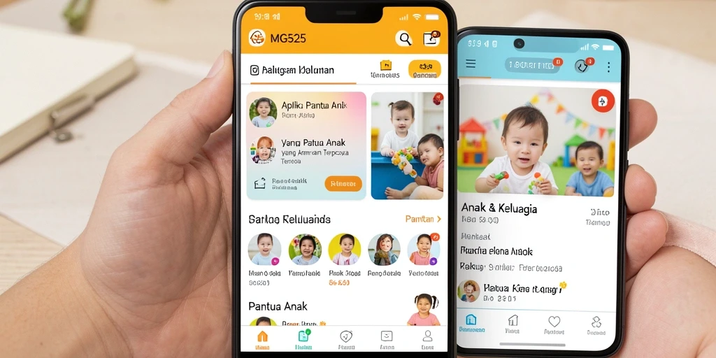 Tampilan antarmuka MG525 yang user-friendly untuk orang tua.