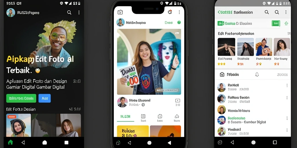 Tampilan antarmuka RUSA33 dengan fitur pengeditan gambar yang canggih.