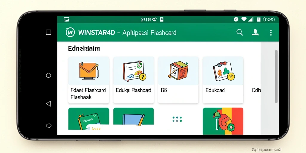 Tampilan antarmuka aplikasi WINSTAR4D yang menarik dan ramah pengguna.