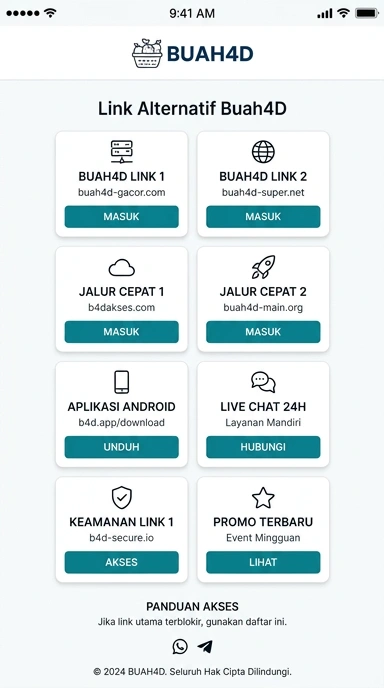 Link Alternatif Terpercaya untuk Akses buah4d Mudah
